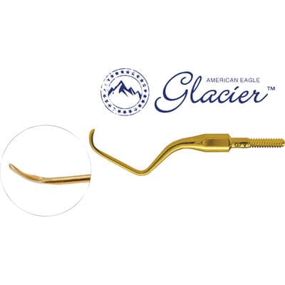 American Eagle Glacier Quik-Tip Gracey Curette Tip #7, Posterior, XP SQUARED Technology, Cone Socket, Standard Shank thumbnail 3