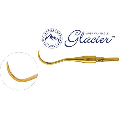 American Eagle Glacier Quik-Tip Scaler, Type H7, Universal Anterior with XP SQUARED Technology, Cone Socket, 440A Stainless Steel thumbnail 3