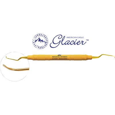 American Eagle Glacier Gracey +3 Access 5-6 Anterior Curette, XP SQUARED Technology, EagleLite Resin Handle, Yellow, 1/Pkg thumbnail 3
