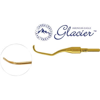 American Eagle Glacier Quik-Tip Gracey Curette #2 Anterior, XP SQUARED Technology, Cone Socket, 440A Stainless Steel thumbnail 3
