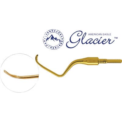 American Eagle Glacier Quik-Tip Gracey Curette Tip #10, Posterior, XP SQUARED Technology, Cone Socket, 440A Stainless Steel thumbnail 3