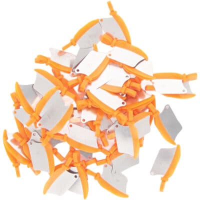 Smart Dental Wedges Plastic Wedges with Guard, Medium, Orange, 50/Box, 1825 thumbnail 3