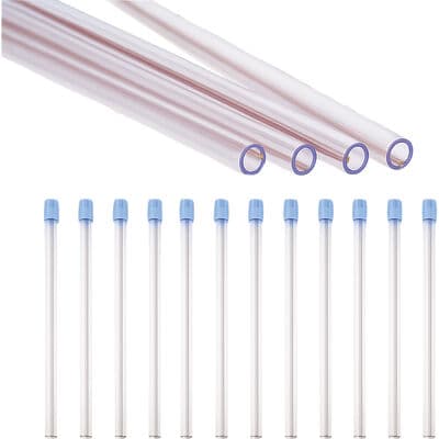 Smart Saliva Ejectors, Bendable, Clear with Blue Tip, Disposable, 100/Bag thumbnail 4