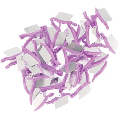 Smart Dental Wedges Plastic Wedges with Guard, Large, Purple, 50/Box, 1825 thumbnail 3
