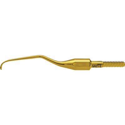 XP SQUARED Technology Pro Thin Quik-Tip Access Curette Tip #2 Gracey, Angled Shank, Anterior, Cone Socket, Each thumbnail 2