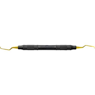 XP SQUARED Technology Access Curette #3/4 Gracey +3, EagleLite Resin Handle, Anterior, Double End, Black thumbnail 6