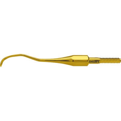 XP SQUARED Technology Quik-Tip Scaler Tip, #204SDB Sickle, Cone Socket, Titanium Coated Carbon Steel, 1/Pkg thumbnail 5