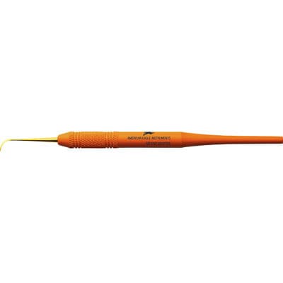 XP SQUARED Technology Scaler Nebraska N128, Single End, EagleLite Resin Handle, Anterior, Orange, AESN128XPXE thumbnail 6