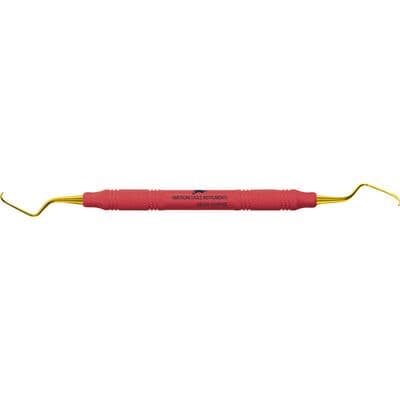 XP SQUARED Technology Curette #9/10 Gracey, EagleLite Resin Handle, Posterior, Double End, Red, AEG9-10XPX thumbnail 6