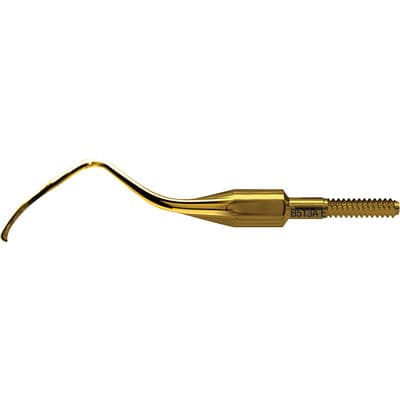 XP Squared Technology Quik-Tip Scaler Tip #B513A, Sickle/Hoe, Cone Socket, Titanium-Coated Carbon Steel, 1/Pkg thumbnail 2