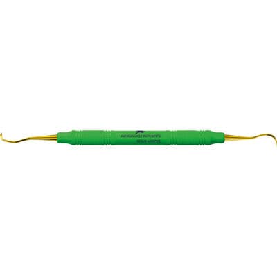 XP SQUARED Technology Scaler J4/U5, EagleLite Resin Handle, Anterior, Green, Double End thumbnail 4