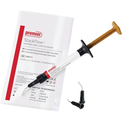 StackFlow™ Injectable Light-Cured Composite, Shade Warm (C2, A3, A3.5, B3, B4), 2 x 2.5g Syringes with 20 Tips, Ref 3005272 thumbnail 8
