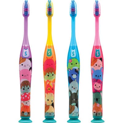 GUM Squishmallows Manual Toothbrush, Ultra-Soft, Child (Ages 3+), Assorted, 12/Pkg, Item #4060SM1 thumbnail 7