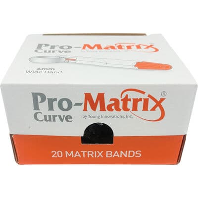 Pro-Matrix™ Curve Matrix Bands, Wide 6.0mm, Single-Use, 20/Box, 19028 thumbnail 3