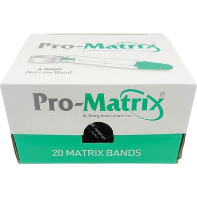 Pro-Matrix™ Single-Use Matrix Bands, Narrow (4.5mm), 20/Box, Ref 19025 thumbnail 3