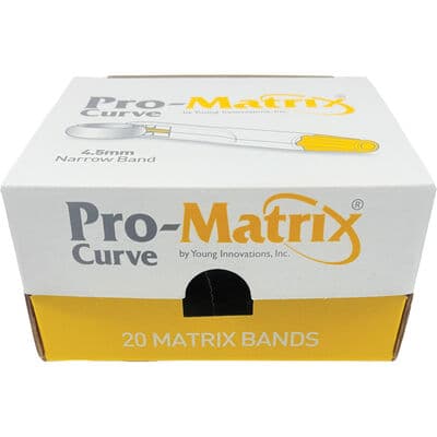 Pro-Matrix™ Curve Matrix Bands, Narrow 4.5mm, Single-Use, 20/Box, Ref 19026 thumbnail 3