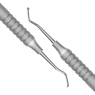TBS BASICS Endodontic Excavator, Double End, #9 Hollow Handle, 33L, 2.0 mm, 1/Pkg thumbnail 2