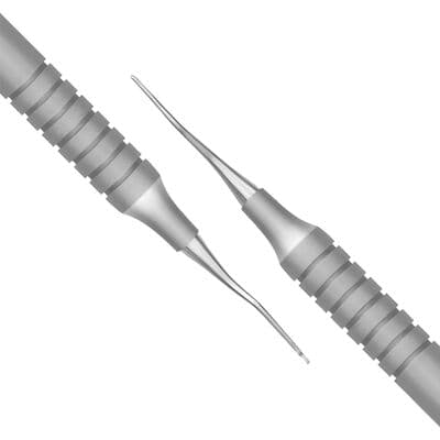 TBS BASICS Mini Curette 1/2 A5 Gracey, #9 Hollow Handle, Double-Ended, Stainless Steel thumbnail 3