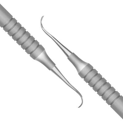 TBS BASICS Universal Curette 7/8 Younger-Good, #9 Hollow Handle, Double-Ended, Stainless Steel thumbnail 2