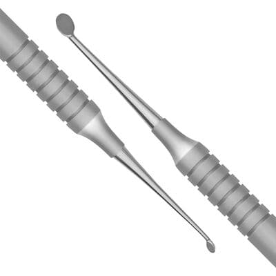 TBS BASICS Surgical Elevator, #2/4 Molt, #9 Hollow Handle, Double End, Stainless Steel, 1/Pkg thumbnail 2