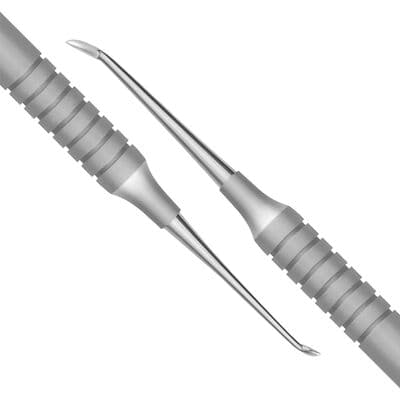 TBS BASICS Surgical Elevator, #2/4 Molt, #9 Hollow Handle, Double End, Stainless Steel, 1/Pkg thumbnail 3