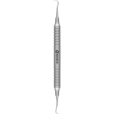 TBS BASICS Anterior Sickle Scaler H5/33 Jaquette, #9 Hollow Handle, Double-Ended, Stainless Steel - TBS BASICS Anterior Sickle Scaler – H5/33 Jaquette, # 9 Hollow Handle - TBS BASICS Anterior Sickle Scaler – H5/33 Jaquette, # 9 Hollow Handle - Image 1