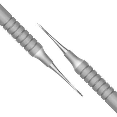 TBS BASICS Anterior Sickle Scaler H5/33 Jaquette, #9 Hollow Handle, Double-Ended, Stainless Steel thumbnail 3