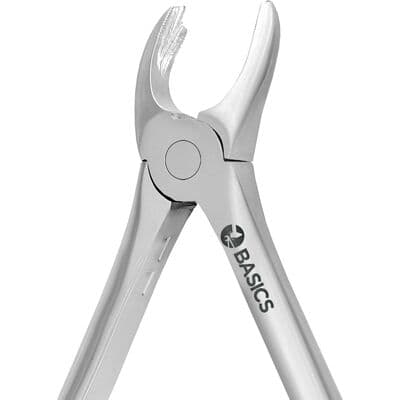 FRINGS Pediatric Extraction Forceps #17SK, Mandibular Primary Molars, Serrated, Stainless Steel thumbnail 2