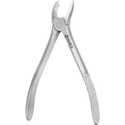 FRINGS Pediatric Extraction Forceps #17SK, Mandibular Primary Molars, Serrated, Stainless Steel thumbnail 3