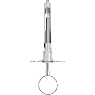 TBS BASICS Aspirating Anesthetic Syringe, 1.8 ml Carpule, CW Type, Tip 2 thumbnail 2