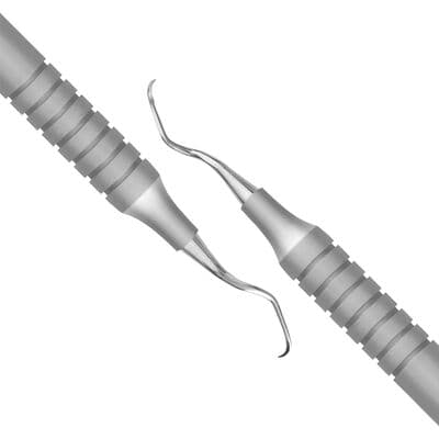 TBS BASICS Gracey Curette 13/14, A5, #9 Hollow Handle, Double End, Stainless Steel thumbnail 2