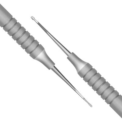 TBS BASICS Hollenback Plugger #9, Hollow Handle, Double-Ended, Stainless Steel, 1/Pkg thumbnail 3