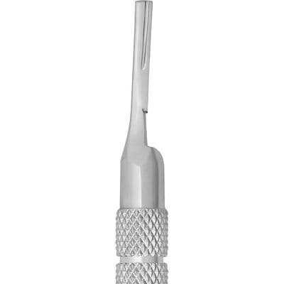 TBS BASICS Scalpel Handle, Straight, Round, Stainless Steel, 1/Pkg thumbnail 2