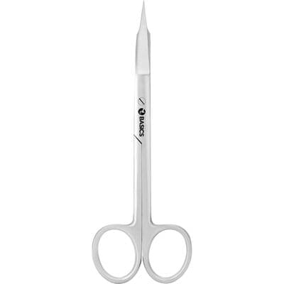 TBS BASICS Goldman-Fox Surgical Scissors, Curved, Serrated, Stainless Steel, 1/Pkg - TBS BASICS Surgical Scissors – Goldman-Fox, Curved - TBS BASICS Surgical Scissors – Goldman-Fox, Curved - Image 1