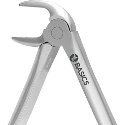 FRINGS Pediatric Extraction Forceps #566, Mandibular Primary Molars, Serrated, Stainless Steel thumbnail 2