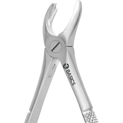 FRINGS Extraction Forceps #18L, Maxillary Left Molars, Serrated, Stainless Steel, 1/Pkg thumbnail 2