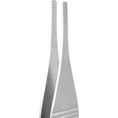 TBS BASICS Adson Tissue Forceps, Serrated, Stainless Steel, 1/Pkg thumbnail 2