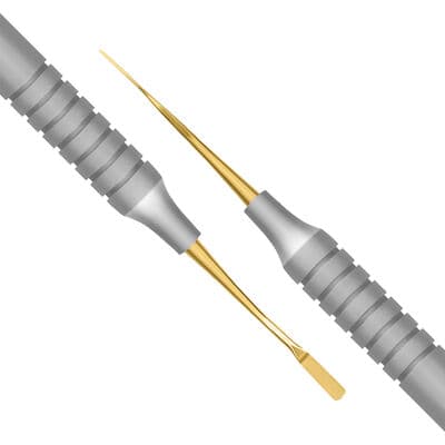 TBS BASICS Flexi-Thin Composite Contouring Instrument, Double End, Mini and Large Paddle, #9 Hollow Handle, Stainless Steel, 1/Pkg thumbnail 3