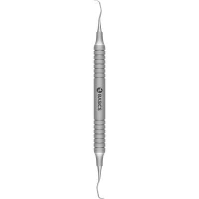 TBS BASICS Gracey Curette 1/2, #9 Hollow Handle, Double End, Stainless Steel - TBS BASICS Curette – 1/2 Gracey, # 9 Hollow Handle, Double End - TBS BASICS Curette – 1/2 Gracey, # 9 Hollow Handle, Double End - Image 1