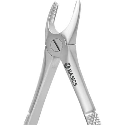 FRINGS Extraction Forceps #101, Mandibular Premolars, Serrated, Stainless Steel, 1/Pkg thumbnail 2