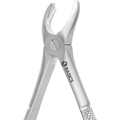 FRINGS Extraction Forceps #17, Mandibular Molars, Serrated, Stainless Steel, 1/Pkg thumbnail 2