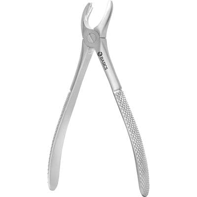 FRINGS Extraction Forceps #17, Mandibular Molars, Serrated, Stainless Steel, 1/Pkg thumbnail 3