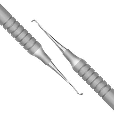 TBS BASICS Universal Curette 5/6 Barnhart, #9 Hollow Handle, Double End, Stainless Steel thumbnail 3