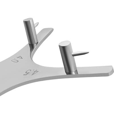 TBS Basics Bracket Height Positioning Gauge, German Stainless Steel, Star Tip, Smooth, 1/Pkg thumbnail 2