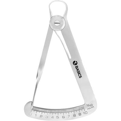 TBS BASICS Iwanson Caliper Gauge for Wax, 1/Pkg - TBS BASICS Iwanson Caliper Gauge – Wax - TBS BASICS Iwanson Caliper Gauge – Wax - Image 1