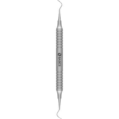TBS BASICS Universal Curette 13/14 McCall, #9 Hollow Handle, Double End, Stainless Steel - TBS BASICS Universal Curette – 13/14 McCall, # 9 Hollow Handle, Double End - TBS BASICS Universal Curette – 13/14 McCall, # 9 Hollow Handle, Double End - Image 1