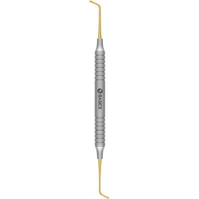 TBS BASICS Composite Contouring Instrument, Double End, Small & Large Plugger, #9 Hollow Handle, Stainless Steel, 1/Pkg - TBS BASICS Composite Contouring Instrument – Small & Large Plugger, # 9 Hollow Handle, Double End - TBS BASICS Composite Contouring Instrument – Small & Large Plugger, # 9 Hollow Handle, Double End - Image 1