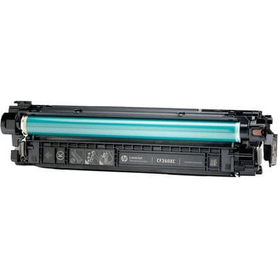 HP 508X (CF360X) High Yield Black Toner Cartridge, 12,500 Page Yield, for LaserJet M553/M577 Series thumbnail 2