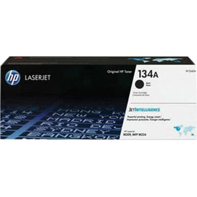 HP 134A Black Toner Cartridge (W1340A) for LaserJet M209 and MFP M234, 1100 Page Yield - HP Laserjet Toner Cartridge – MFP M234 and M209 - HP® 134A Black Toner, 1100 Page Yield - Image 1