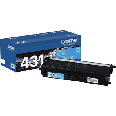 Brother Genuine TN431C Cyan Toner Cartridge, 1800 Page-Yield, 1/Pack thumbnail 2